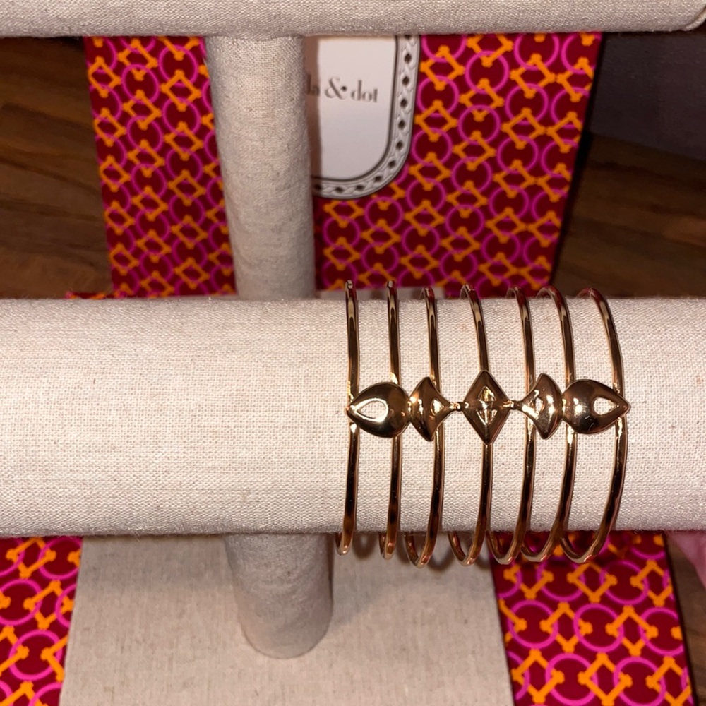Stella & dot gold cuff bracelet